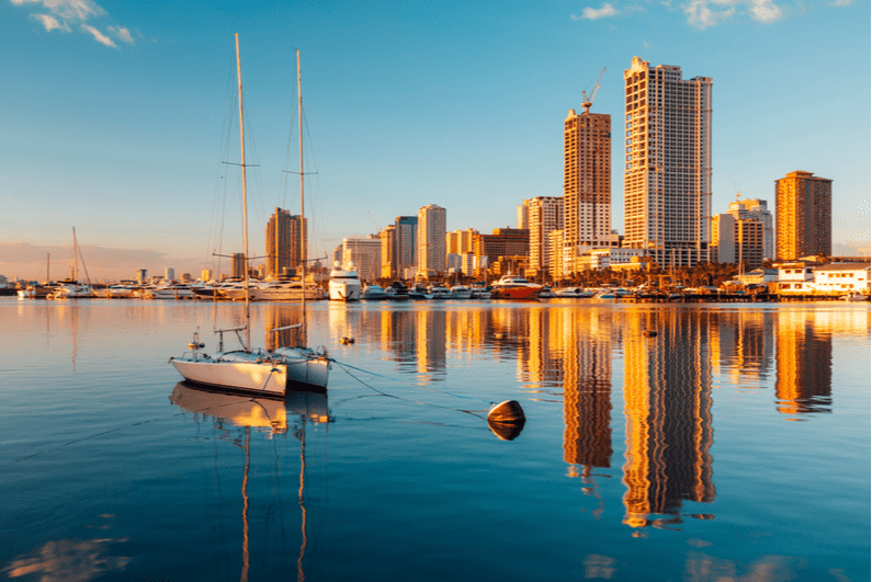 Manila City and Manila Bay